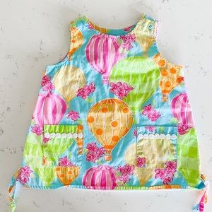 Rare Vintage Hot Air Balloon Lilly Pulitzer Dress 18-24 months